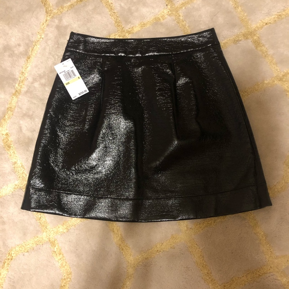 NWT MK Patent leather mini skirt